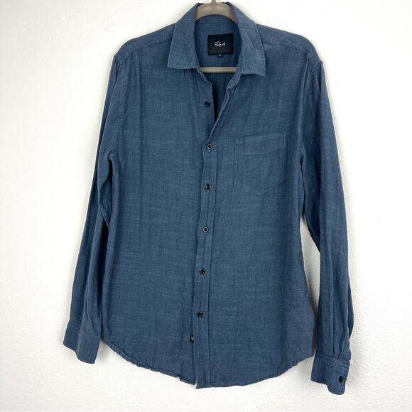 Rails Tops - Rails Blue Button-Down Shirt